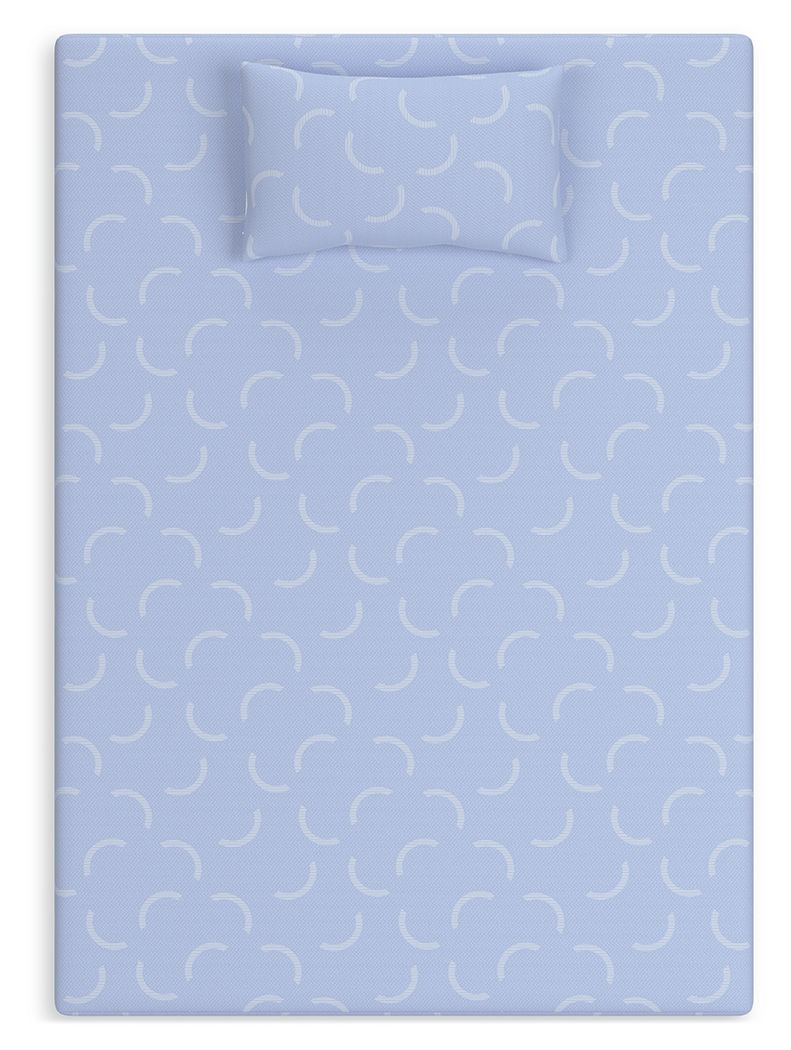 Ikidz Ocean - Mattress And Pillow (Set of 2) - CLT Flooring & Furnishings Inc