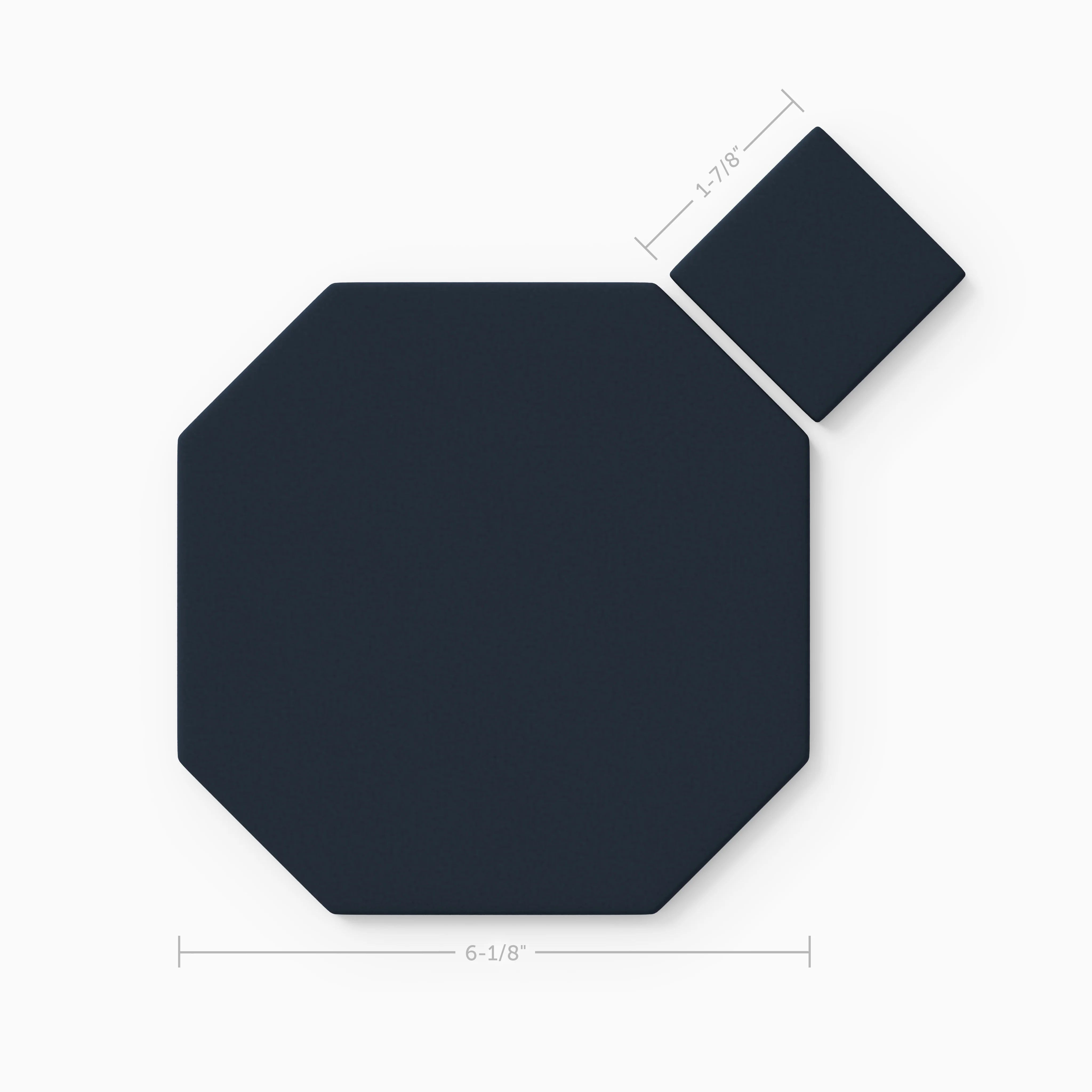 Gramercy Original Ceramic Tile in Navy Blue Matte - CLT Flooring & Furnishings Inc